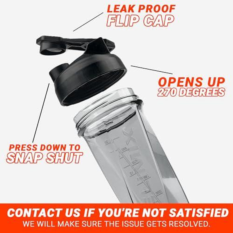 HELIMIX 2.0 Vortex Blender Shaker Bottle Holds Upto 28Oz | No Blending Ball or Whisk | USA Made | Portable Pre Workout Whey Protein Drink Cup | Mixes Cocktails Smoothies Shakes | Top Rack Safe
